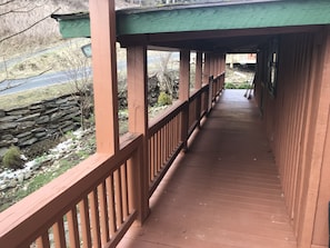 Front Porch of the Main cabin