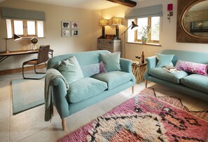 Sumptuous seating in the sitting room