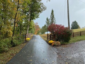 Go through this gate and cabin is on left, if you need to get away come visit 