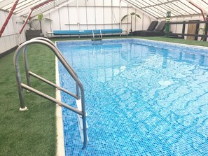 Private heated Indoor swimming pool