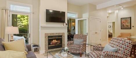 Family Room with Flat Screen TV