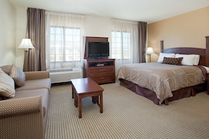 Drift to sleep in a comfortable bed after a wonderful day outside.