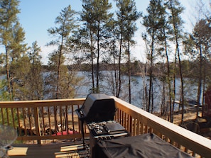 Grilling deck off the kitchen and dining room.