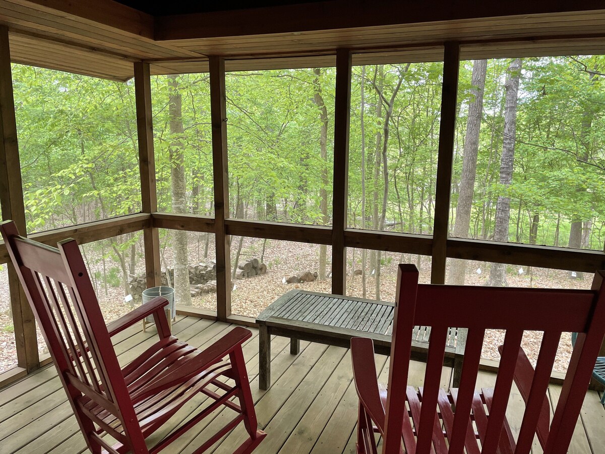 Cabin amongst the trees