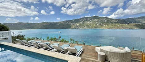 Endless Views of Magens Bay from Pallina's Pool Deck