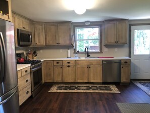 Newly remodeled kitchen 