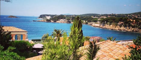 View from terrace across Renecros Bay