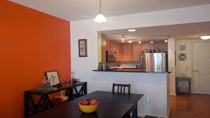 Open dining area