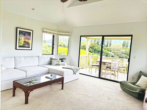 Relax and unwind in this living area