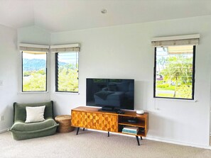 Living area has TV for entertainment