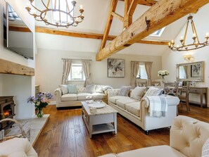 Living room | Waterside Barn - Bradbourne, Bradbourne, near Ashbourne