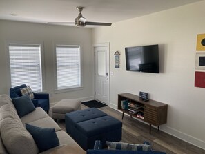 View kitchen area to main living area.