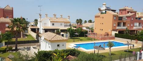 Vistas desde terraza del residencial
