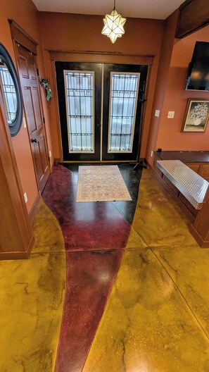 Gorgeous Stained Cement Floors