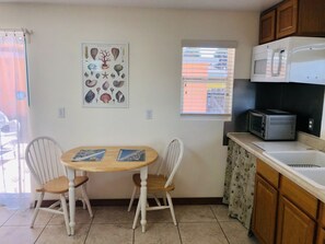 Eating area.