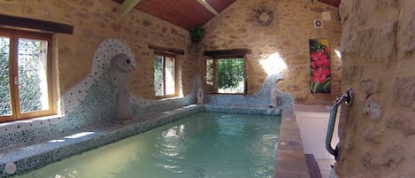 Private spa pool