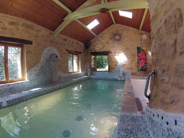 Private spa pool