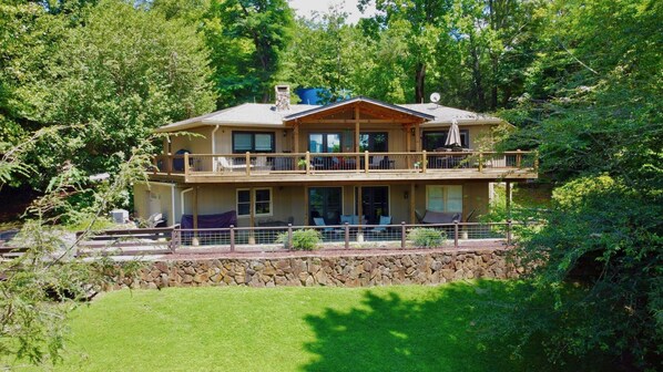 View of home from the valley side