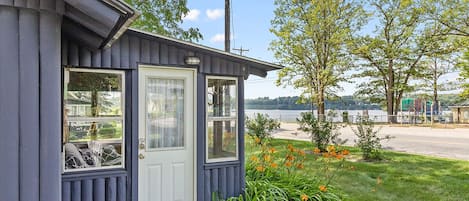 Waterviews and playground across street