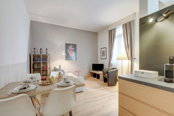 Living and dining room