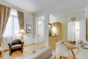 Kitchen and dining area