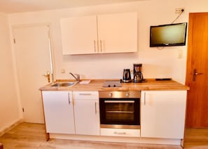 Ferienappartement Lusen (43qm) mit zwei Schlafzimmern, zweimal Dusche+WC und Küchenzeile-Küche Lusen