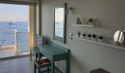 Ostria beachfront studios with seaview