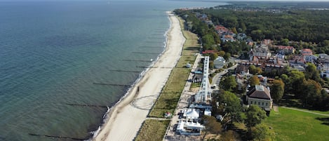 Luftaufnahme: Zentrum Kühlungsborn West, nur wenige hundert Meter entfernt! 