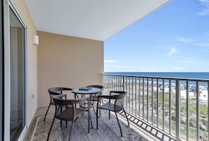 Private Balcony overlooking the Gulf