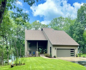 Back yard/main entrance 