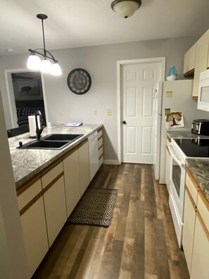 Kitchen from entry way