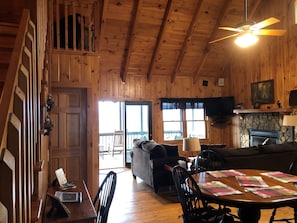 View when you walk in the front door.