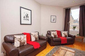Cosy lounge area with two couches
