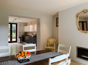 Downstairs kitchen and dining room