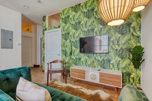Living Area opens to bedroom