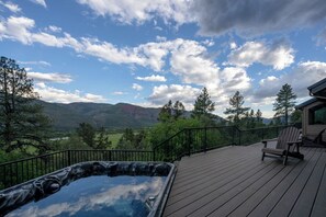 Amazing views north and south from the deck