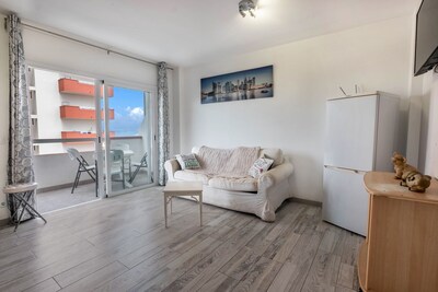 Light-flooded Holiday Apartment "Sea View Apartment" with Balcony and Sea View, Wi-Fi & SAT-TV; Parking Available