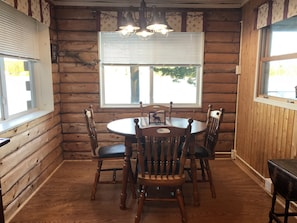 Dining with view of the lake