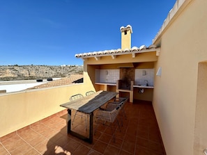 Outdoor dining area