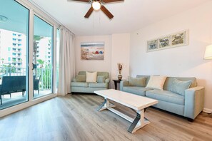 The Palms of Destin 1209 - Living Area with Balcony Access