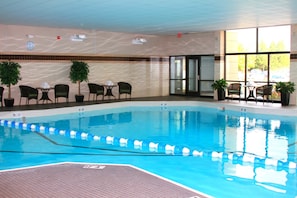 Take a dip in the indoor pool.