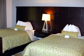 Drift to sleep in a comfortable bed after a wonderful day outside.