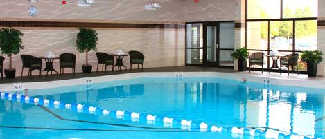 Take a dip in the indoor pool.