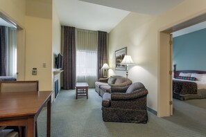 Drift to sleep in a comfortable bed after a wonderful day outside.