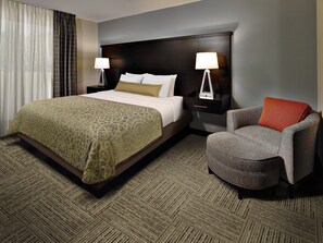 Drift to sleep in a comfortable bed after a wonderful day outside.