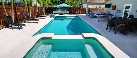 Enjoy Your Beautiful Pool with Plenty of Shaded Areas