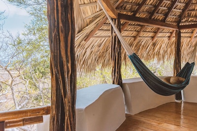 OffGrid SuperAbode Domes In Front of the Ocean with Pool near Roca Blanca 