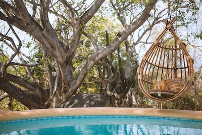 OffGrid SuperAbode Domes In Front of the Ocean with Pool near Roca Blanca 