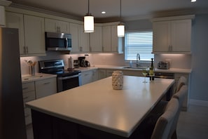 Well equipped kitchen.