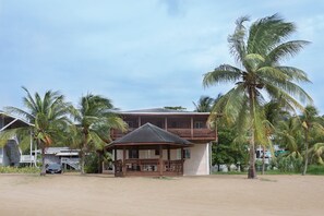 View of the house from the beach